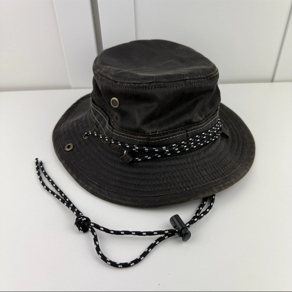 Conner Handmade Hats Brown Boonie Bucket Hat Outdoor Camping